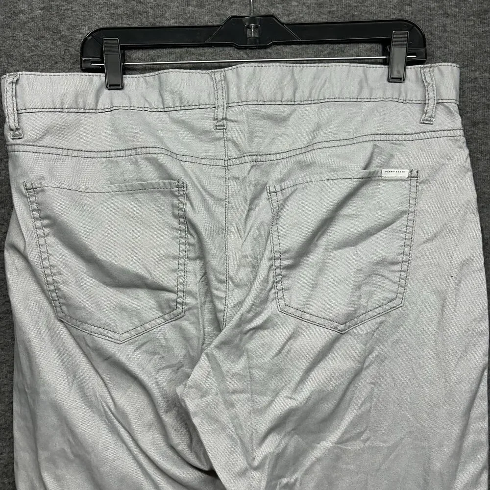 Perry Ellis America Men's Slim Fit Chino Pants Gray‎ Size 36X30 - Picture 4 of 6